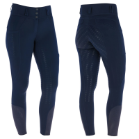 Covalliero Damen Reithose High Waist dark navy Vollgrip...