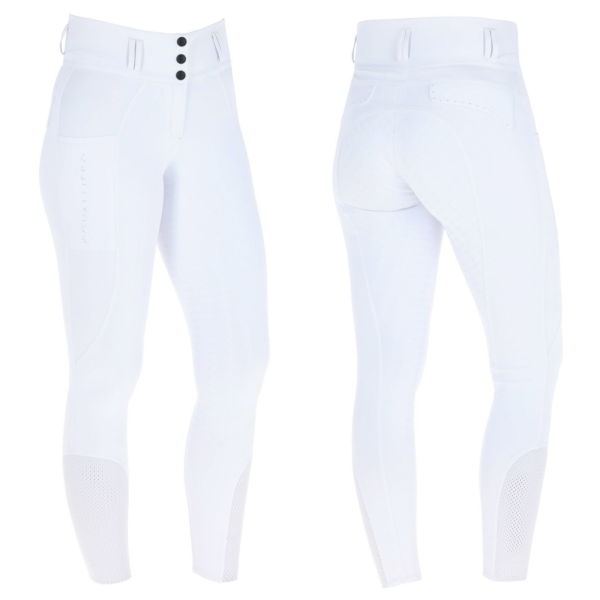 Covalliero Damen Reithose High Waist white Vollgrip Turnierreithose FS 2026