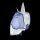 Bucas Buzz-Off Deluxe Fliegenmaske mit Ohren Silver/blue UV Schutz