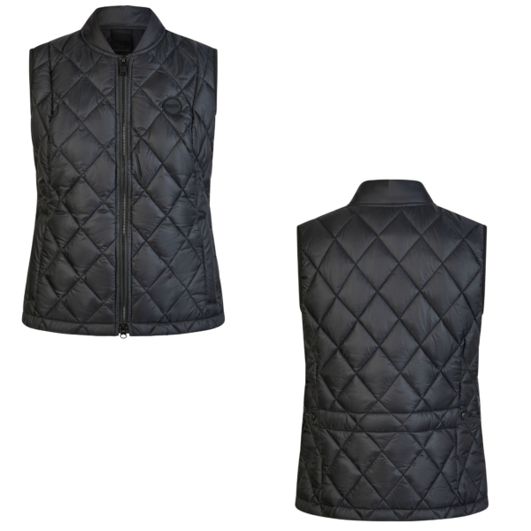 Pikeur Damen Quilted Vest black Weste mit Collegekragen Selection FS 2026