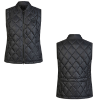 Pikeur Damen Quilted Vest black Weste mit Collegekragen...