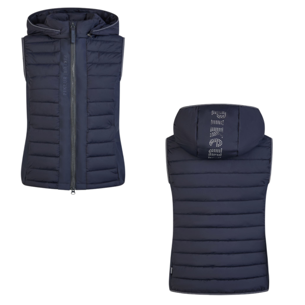 Pikeur Damen Hybrid Weste nightblue abnehmbare Kapuze The Core FS 2026