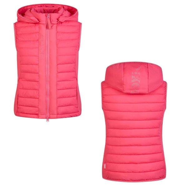 Pikeur Damen Hybrid Weste raspberry pink abnehmbare Kapuze The Core FS 2026