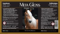 Meta Gloss Anti Filz, Volumen-und Glanzspray Schweif-und Mähnenspray 500 ml