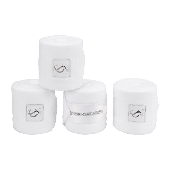 Eskadron Bandagen Fleece Jewel weiß Fleecebandagen Classic Sports FS 2026
