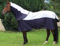 Euroriding Regen- Fliegendecke Kombi silber/navy Sonne...