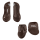 Eskadron Gamaschen Air-Flex Classic schwarz vorne, hinten oder Set