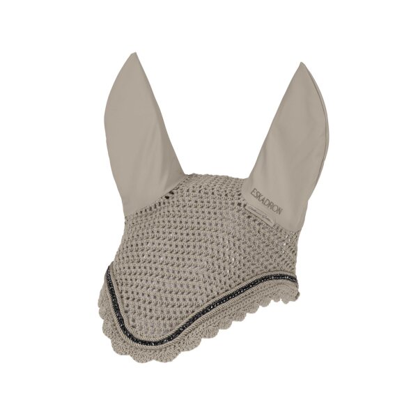Eskadron Fliegenohren CRYSTAL pale grey Warmblut Fliegenmütze Platinum 2026