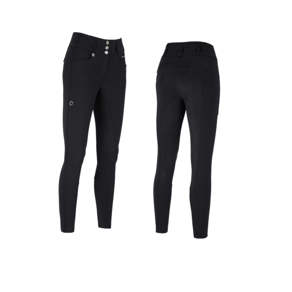 Pikeur Candela Damen Hochbund Reithose Ganzbesatz FlexTec Leather black