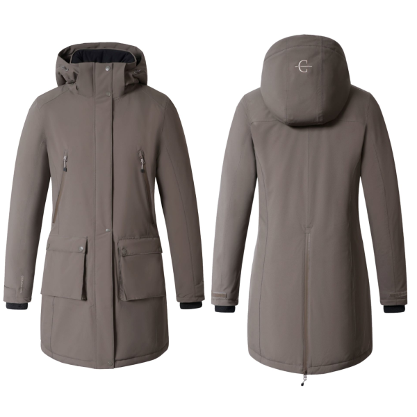 Covalliero Damen Parka wasserdicht und atmungsaktiv milky chocolate HW 2026