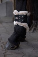 Covalliero Gamaschen mit Kunstfell vorne, hinten, oder Set black HW 2026