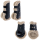 Covalliero Gamaschen mit Kunstfell vorne, hinten, oder Set black HW 2026