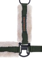 Covalliero Halfter Soft mit Kunstfell forest green HW 2026