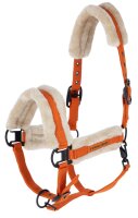 Covalliero Halfter Soft mit Kunstfell orange HW 2026