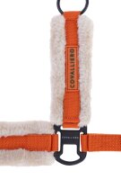 Covalliero Halfter Soft mit Kunstfell orange HW 2026