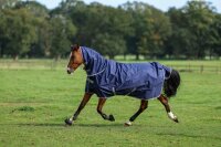Bucas Freedom Turnout Full Neck Outdoordecke 150 g navy 600 D wasserdicht