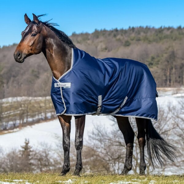 Bucas Freedom Turnout Outdoordecke High Neck 150 g navy 600 D Wasserdicht