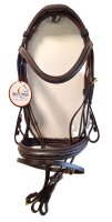 Hans Melzer Horse Equipment Trense Donaueschingen braun englisch kombiniert