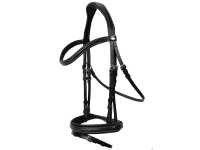 Hans Melzer Horse Equipment Trense Donaueschingen schwarz englisch kombiniert