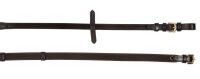 Hans Melzer Horse Equipment Trense Bredeneek braun/messing englisch kombiniert