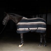 Imperial Fleece Abschwitzdecke IRHStripe Fleecedecke black