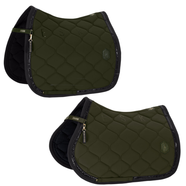 Eskadron Schabracke Softshell Contrast Kristall deep moss Heritage HW 2026