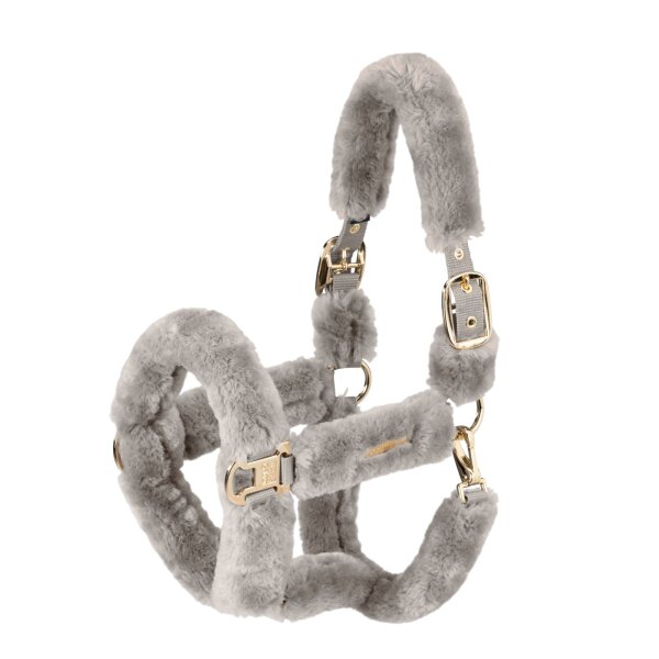 Eskadron Halfter Faux Fur Complete Double Pin ash Heritage HW 2026