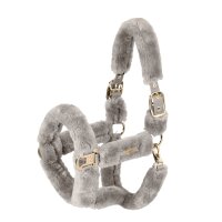 Eskadron Halfter Faux Fur Complete Double Pin ash...