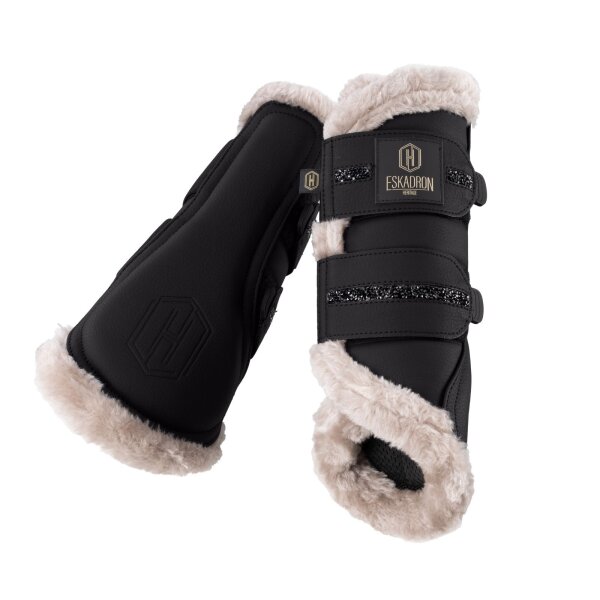 Eskadron Gamaschen Faux Leather Jewel Faux Fur black Heritage HW 2026